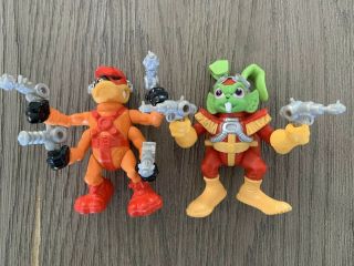 Bucky O’hare With Deadeye Duck Toad Wars Action Figure Vintage Loose