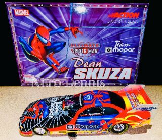 Nhra Dean Skuza 1:24 Diecast Nitro Funny Car Action Drag Racing Spider - Man