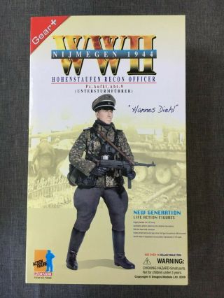 Dragon 1/6 Scale 12 " Wwii German Recon Officer Hannes Diehl Action Figure 70699