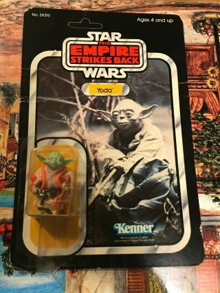 Vintage Kenner Star Wars Empire Strikes Back Yoda Figure (c) 1980 38310