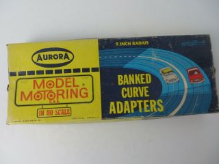 Aurora Model Motoring Ho Scale 9 " Radius Banked Curve Adapters 1463 0286