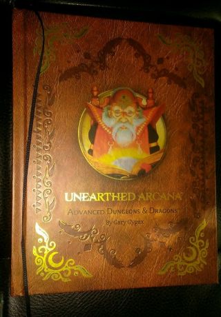 Advanced Dungeons & Dragons Ad&d Premium 2013 Hardcover Reprint Unearthed Arcana