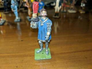 Hand Painted Lead Figure Of Medieval Knight Possibly A Prince Or King