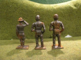 Manoil? Barclay ' s Lead Soldiers Military Gun Metal Figures WWI WWII 4