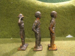 Manoil? Barclay ' s Lead Soldiers Military Gun Metal Figures WWI WWII 5