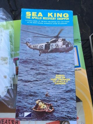 Mpc Sea King Helicopter The Apollo 11 Recovery Chopper 3 Iron On Decals