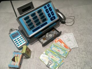 Just Like Home Deluxe Blue Talking Cash Register Toys R Us Exclusive