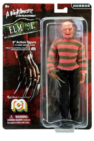 Mego Freddy Krueger Nightmare On Elm Street 8 Inch Action Figure Horror