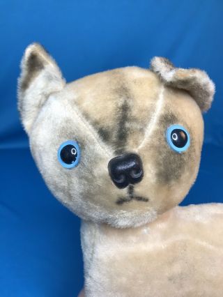 Vintage Knickerbocker Kt Pet Siamese Cat Blue Eyes 1960s Stuffed Animal Plush