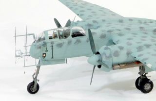 1/72 Dragon Heinkel He 219 A - 0 " Uhu " - Very Good Built & Painted