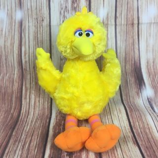 Gund Sesame Street Big Bird Plush Stuffed Animal 14 " Yellow Orange Toy 2008