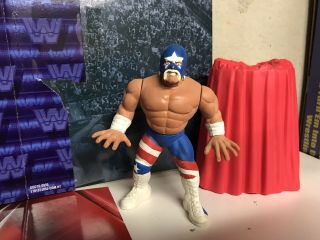 Wwf Hasbro Custom Hulk Hogan Mr America Wcw Wwf Retro Usa Aew Wcw Nwo