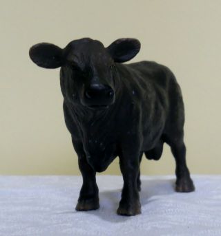 Schleich Farm Animals Black Angus Bull and Cow 5