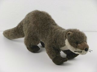 River Otter Stuffed Animal 15 " Plush Fiesta Toy Realistic Sea Water Ocean Exc