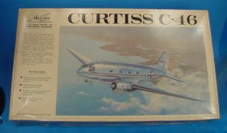 1/72 Scale Williams Bros.  72 - 346 Curtiss C - 46 Twin Engine Model Airplane Kit