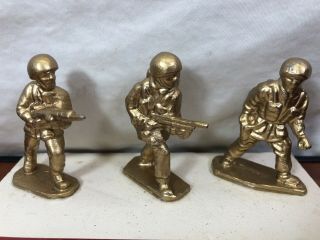 Vintage Lead Metal Soldiers Air Commandos Toy Army Men Salesmen Samples