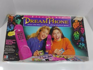 Electronic Dream Phone 1991 Milton Bradley 4247 Slumber Party Board Game Complet