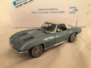 Franklin No Danbury 1/24 1963 Chevrolet Corvette Convertible Le