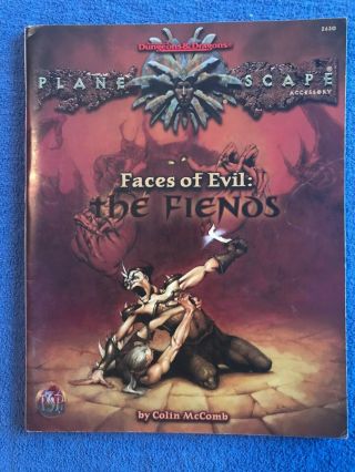 Faces Of Evil: The Fiends Planescape Ad&d Dungeons And Dragons