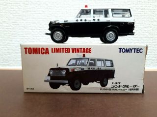 Tomytec Tomica Limited Vintage Toyota Land Cruiser Fj56v Police Car