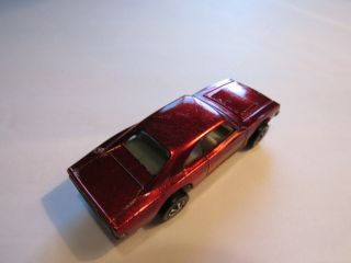 69 Custom Dodge Charger Red Orig Cond Mopar Usa Redline Hot Wheels Vintage