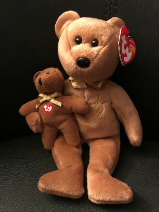 Ty 2005 Signature Bear Beanie Baby - With Tags