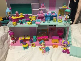 Shopkins Happy Places School And Dolls With Accessories Mostly Complete
