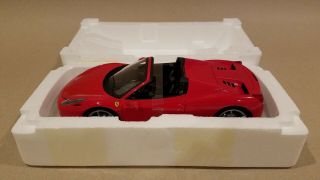 1:18 Hot Wheels Elite Ferrari 458 Spider Red