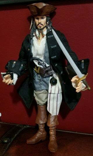 Captain Jack Sparrow 12” Disney Pirates Of The Caribbean Dead Man 