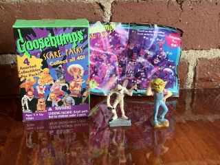 Goosebumps Scare Pack With Box And Mini Poster 2 Figures Only