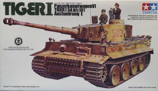 Tamiya 1:35 Pz.  Kpfw.  Vi Tiger I Sd.  Kfz.  181 Ausf.  E Plastic Model Kit Mm156u