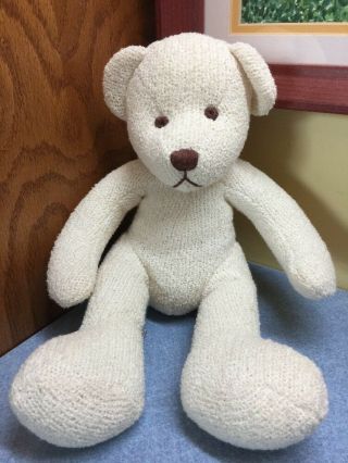 Rich Brand Teddy Bear 11 " Inches Stuffed Animal White / Ivory