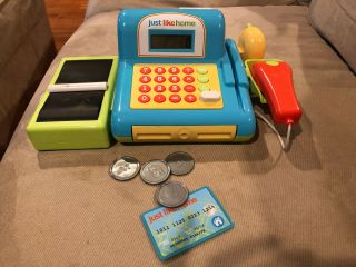 Just Like Home Cash Register Blue Toys R Us Exclusive