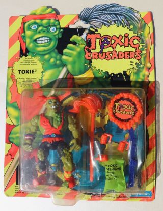 Toxic Crusaders Toxie Playmates Action Figure 1990 5 Inch