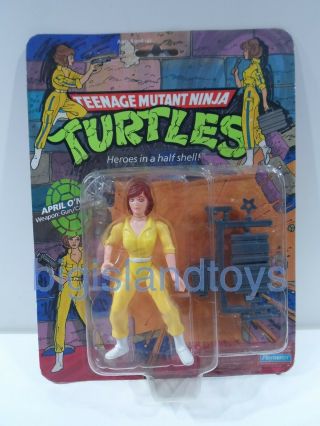 Teenage Mutant Ninja Turtles Playmates 1988 April O 