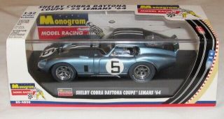 Monogram Shelby Cobra Daytona Coupe 5 Lemans ‘64 85 - 4850 1:32 Slot Car Nib