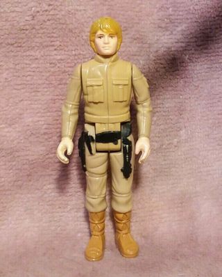 Vintage Star Wars Bespin Luke Skywalker Action Figure 1980 Kenner Brown Hair