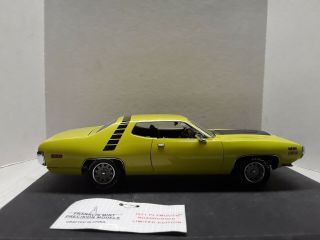 Franklin 1:24 Scale 1971 Plymouth Road Runner Le 2712/9900