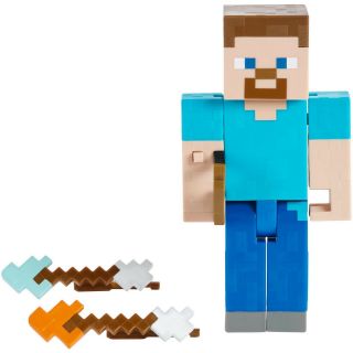 Minecraft Steve Figure with Shooting Bow and Arrow 3