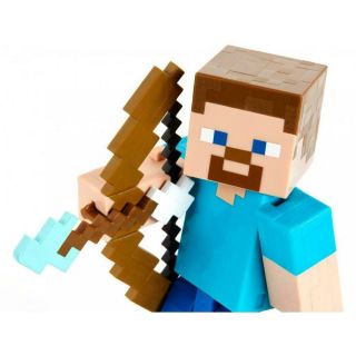 Minecraft Steve Figure with Shooting Bow and Arrow 5