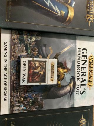 Warhammer Age Of Sigmar 2.  0 Rules,  Generals Handbooks,  And Open War Cards