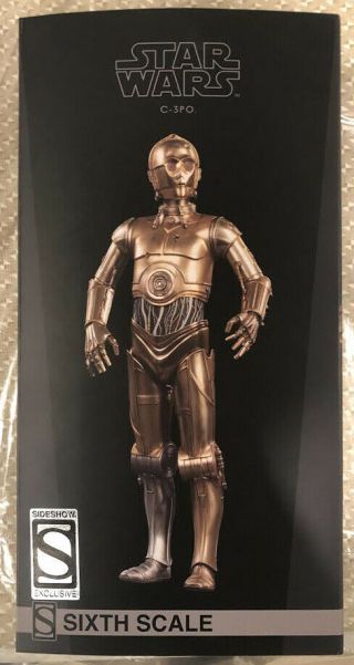 Sideshow 1/6 Star Wars A Hope C - 3po C3po Sideshow Exclusive Figure