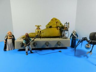 Vintage Star Wars Jabba The Hutt Action Playset With Extra Figures