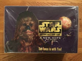 Star Wars Ccg A Hope Limited Booster Box By Decipher - Factory