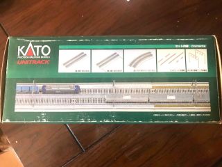 Kato 20 - 841 N scale double track plate set,  two 20 - 003 incline straight plates 3