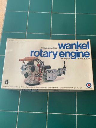 Vintage Entex Wankel Rotary Engine 1/5 Scale Model Kit No.  8201