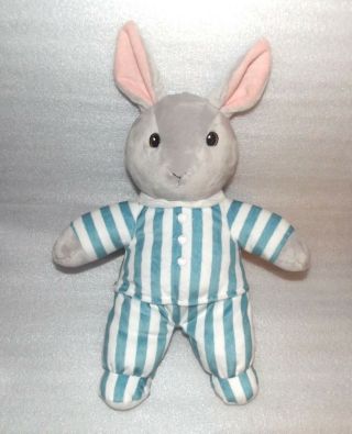 Kohls Goodnight Moon Bunny Rabbit In Striped Pajamas 14 " Stuffed Animal Toy 2017