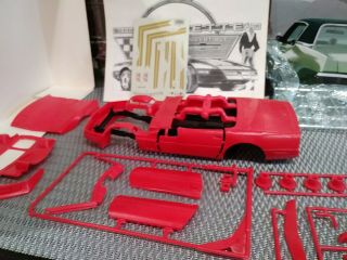 1/16 scale 1988 Chevrolet Corvette Roadster MPC Plastic Model Kit 6480 4