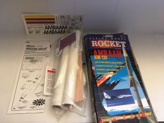 Vintage Estes Flying Model Rocket Amraam Aim 120 Open Box