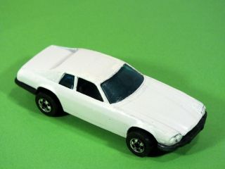 Hot Wheels 1978 Jaguar Xjs Bw Blackwall Made In Malaysia Italy Only - White